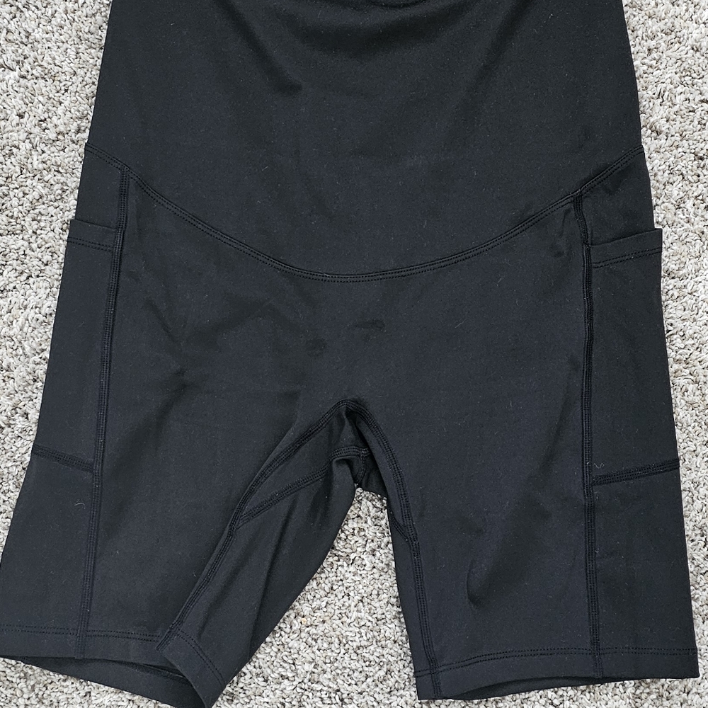 Maternity Biker Shorts - Set of 2 - Picture 6 of 10